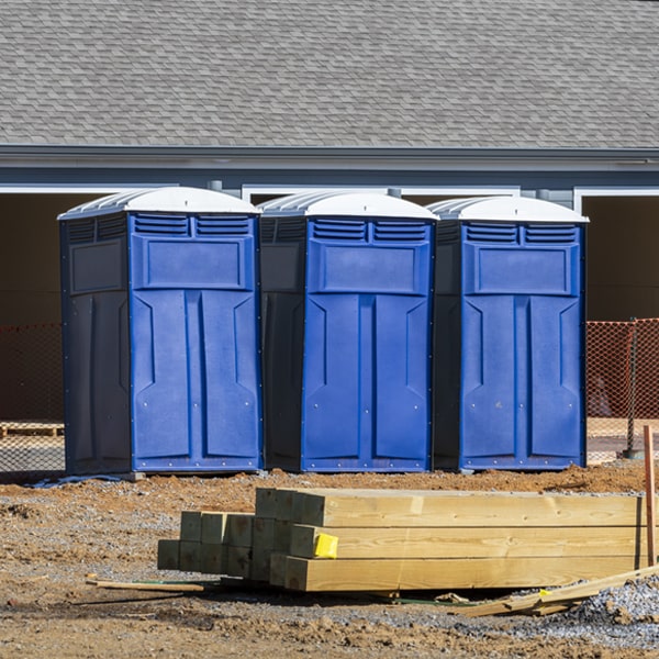 how do you dispose of waste after the portable restrooms have been emptied in Pawnee TX